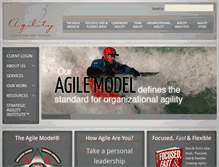 Tablet Screenshot of agilityconsulting.com